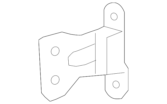 92216616 UPPER HINGE, LEFT