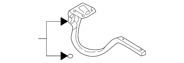 57520FE100 HINGE, LEFT
