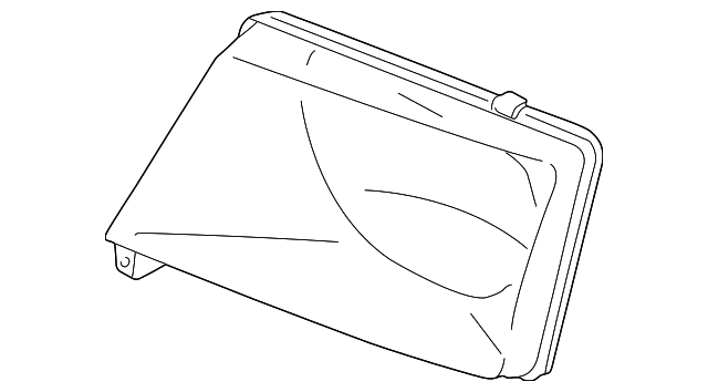 MR442358 Деталь LENS & HOUSING, RIGHT