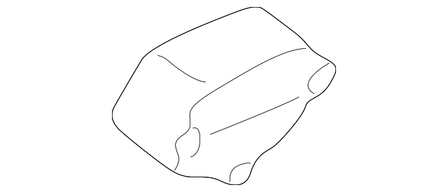 MR237679 Деталь LOWER FILLER CLIP, RIGHT