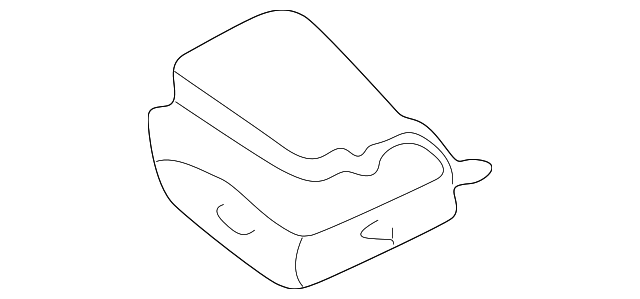 MR242439 Деталь LOWER FILLER CLIP, RIGHT