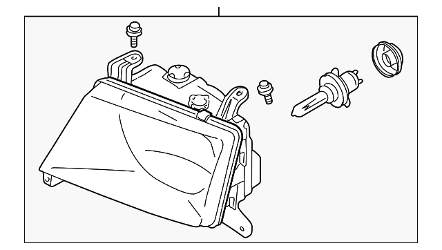 MR476140 Деталь HEADLAMP ASSY, RIGHT