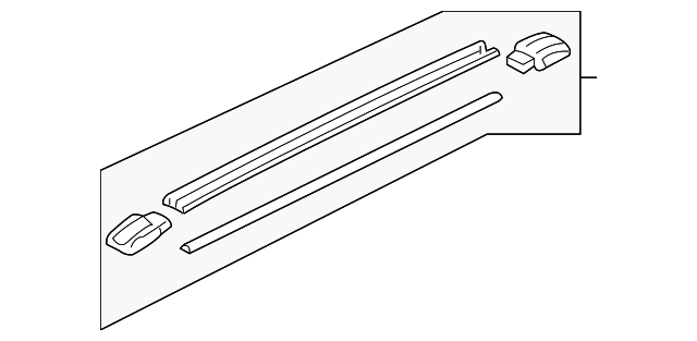 YL8Z7855114CAB Деталь SLAT, RIGHT