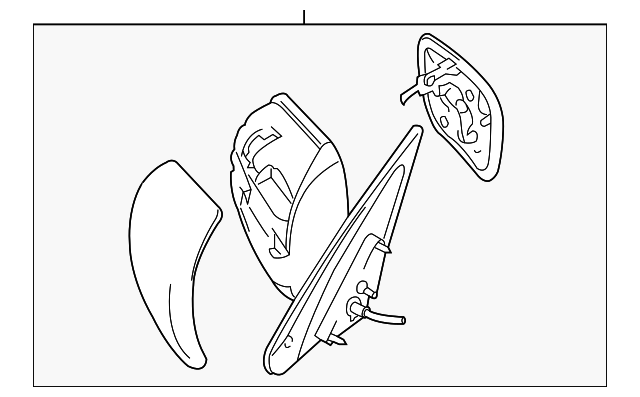 8470165J10ZMA MIRROR ASSY, RIGHT