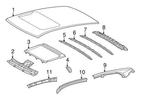 CT200h ROOF & COMPONENTS
