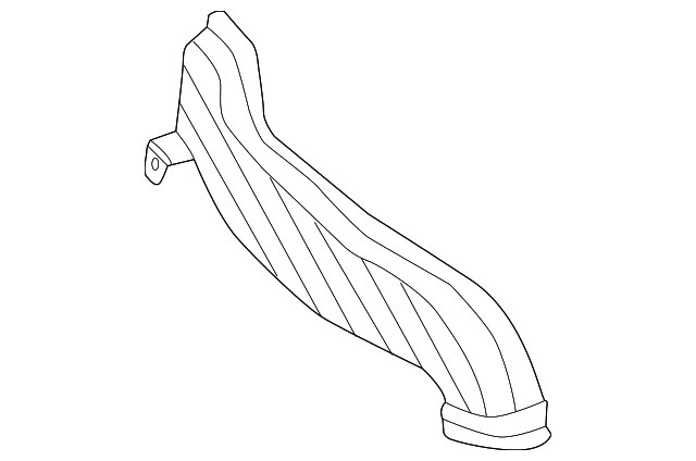 27984-3KA0A Деталь UPPER DUCT, LEFT