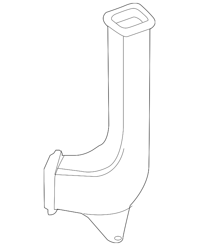 27981-3KA0A Деталь LOWER DUCT, RIGHT
