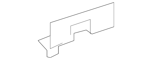 85041-KB50A Деталь REINF BEAM BRACKET, LEFT