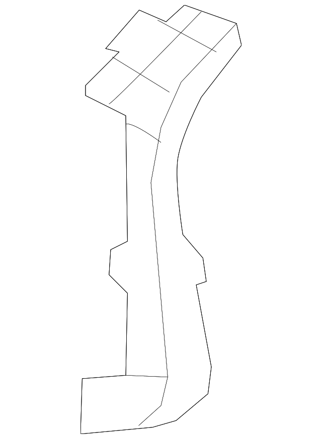 85226-JF00A Деталь BUMPER COVER SUPPORT BRACKET, RIGHT