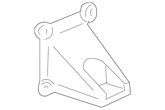 25737319 Деталь MOUNT BRACKET, RIGHT
