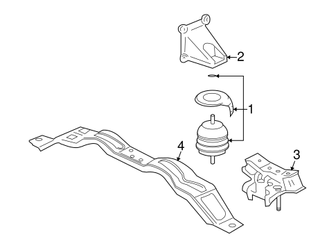 CTS ENGINE & TRANS MOUNTING