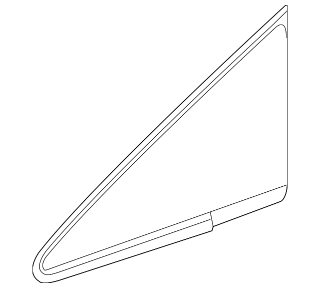 62110-47021 Деталь FIXED GLASS, RIGHT