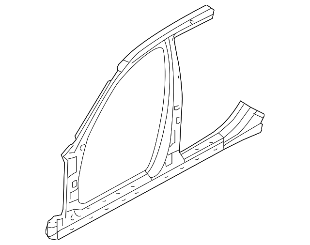 71130-3N001 Деталь OUTER REINF, LEFT