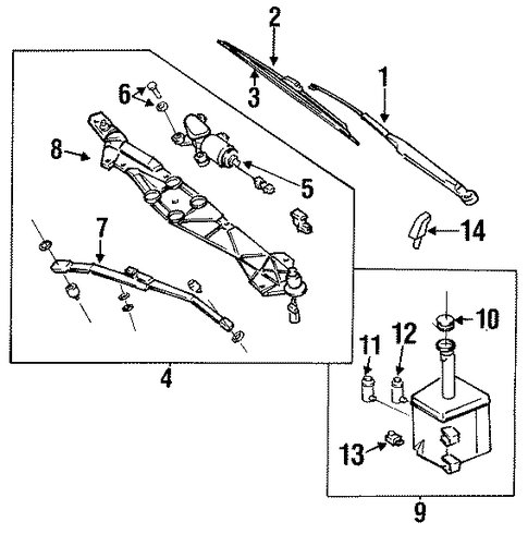 Quest WIPER & WASHER COMPONENTS