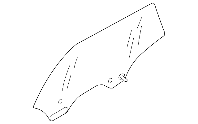 62011XA01A9E Деталь DOOR GLASS, LEFT