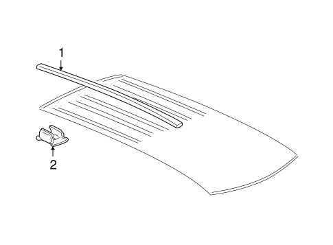Uplander EXTERIOR TRIM - ROOF