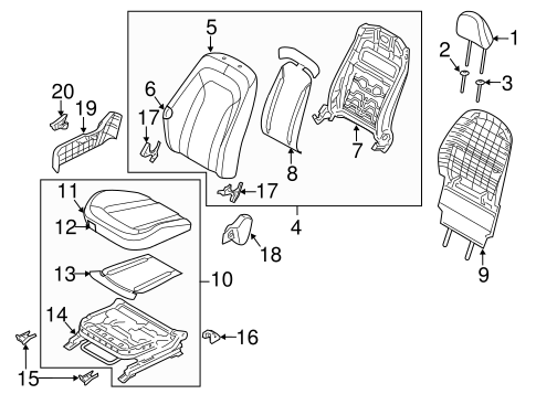 Optima PASSENGER SEAT COMPONENTS 3