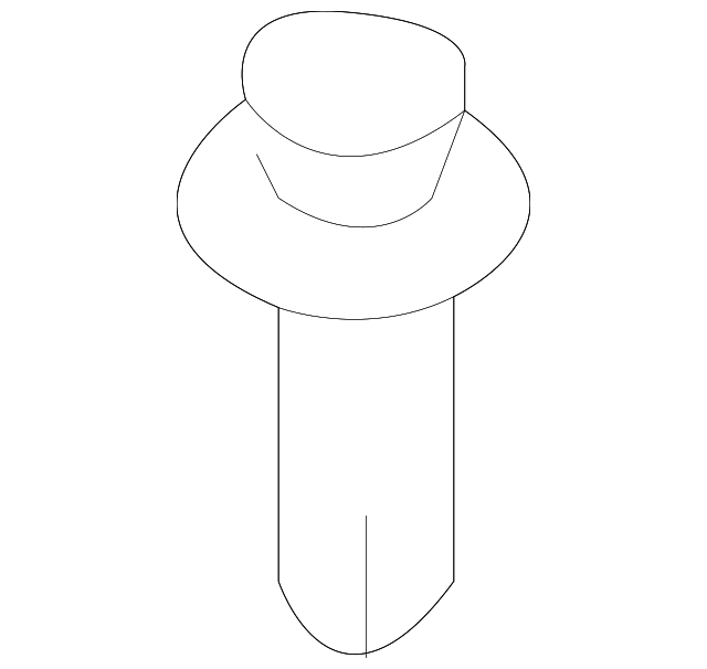909140029 Деталь ROCKER MOLDING RIVET, LEFT