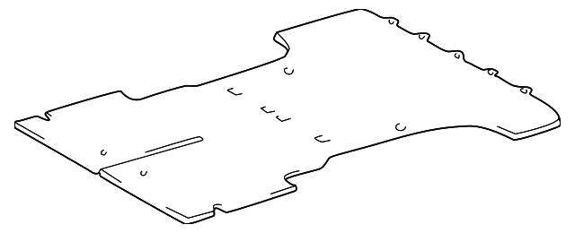 58570-35070-B0 Деталь FLOOR MAT