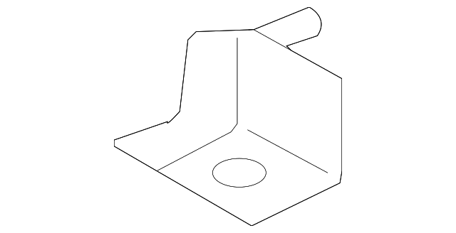 5256A709 Деталь RADIATOR BRACKET, LEFT