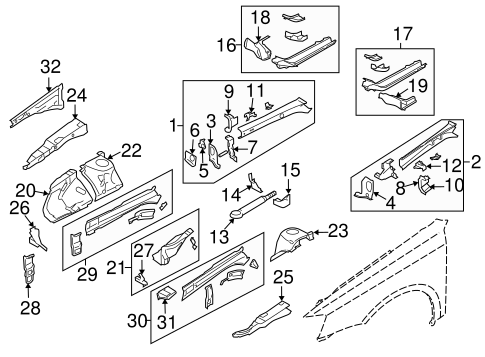Outback STRUCTURAL COMPONENTS & RAILS