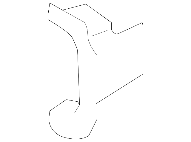 51625AG12A9P Деталь BUMPER BRACKET, RIGHT
