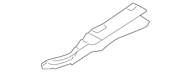 51610AG03B9P Деталь UPPER RAIL, LEFT