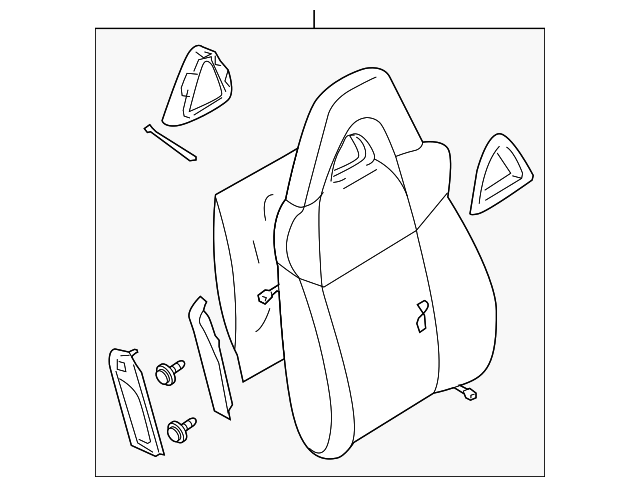 FF15-88-130E-02 Деталь SEAT BACK ASSY, RIGHT