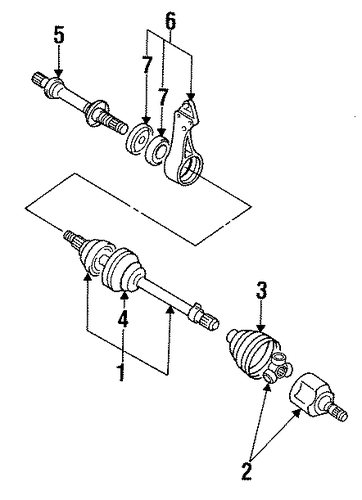 Stealth AXLE SHAFT