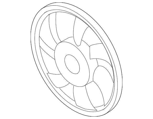 97737-2B000 FAN BLADE, RIGHT