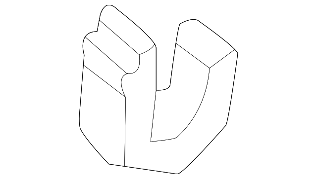 84768-39500 Деталь LOWER TRIM PANEL BRACKET