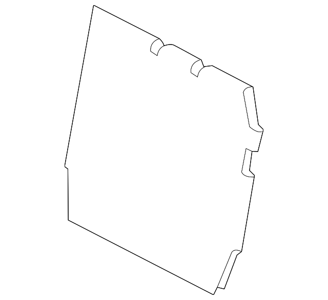 71147-74020 Деталь SEAT BACK PANEL, LEFT