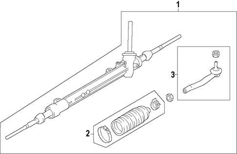 Rogue STEERING GEAR & LINKAGE 2