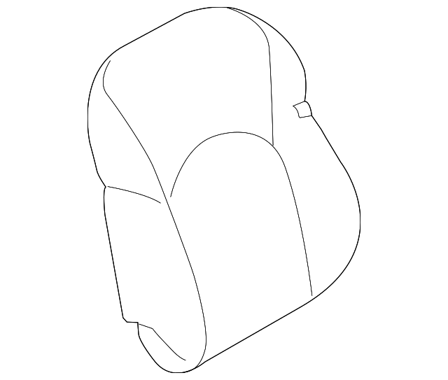 87621-4DS5A SEAT BACK COVER