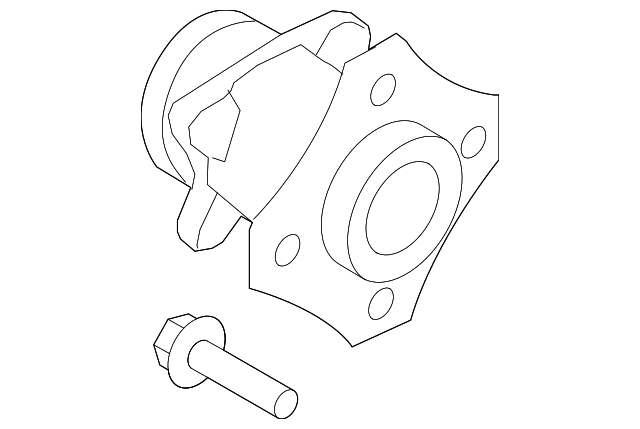 43202-1YP1A Деталь HUB & BEARING, RIGHT