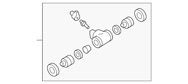 44100-ED300 Деталь WHEEL CYLINDER, LEFT