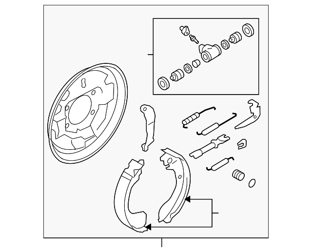 44000-ED060 Деталь BRAKE ASSY, RIGHT