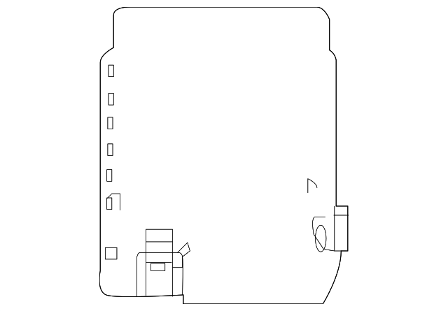 38256-T2F-A12 Деталь COVER, RELAY BOX (UPPER)