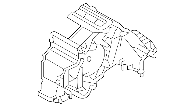 72120AJ16B Деталь HEATER CASE, LEFT
