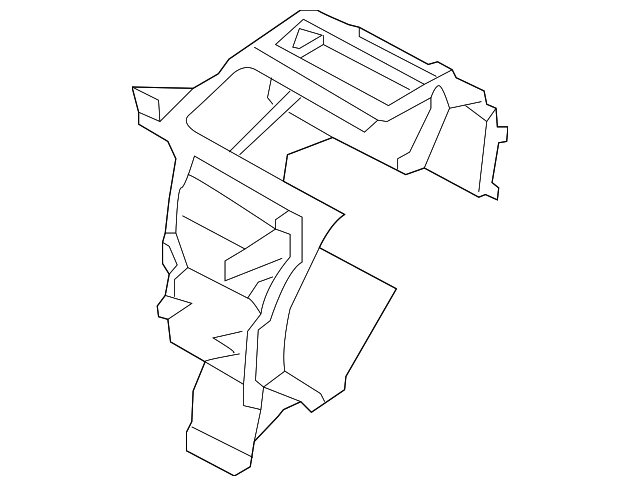 72120AJ15B Деталь HEATER CASE, RIGHT