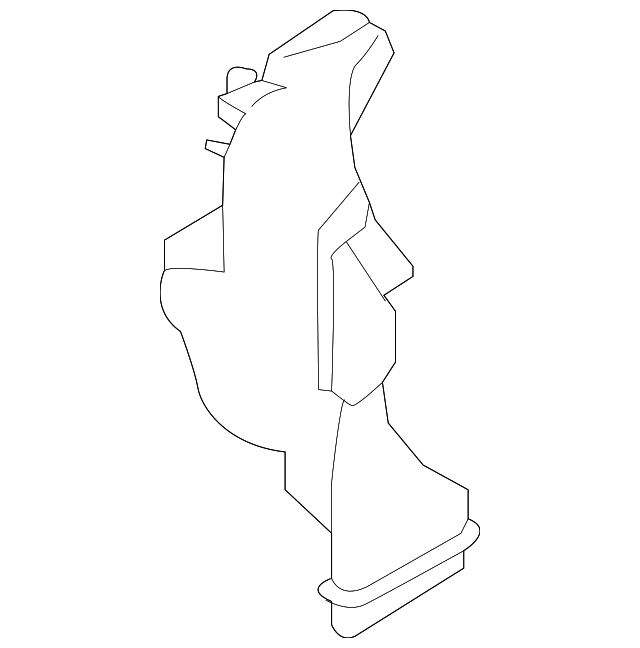 72127AL02A Деталь INNER DUCT, LEFT