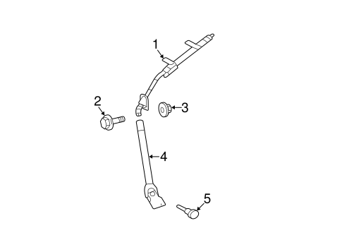 Sprinter 3500 STEERING COLUMN ASSEMBLY