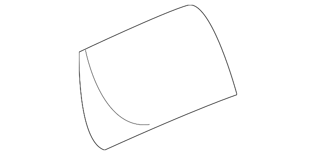 63166AJ01A Деталь LIFT GATE GLASS HOLDER, LEFT