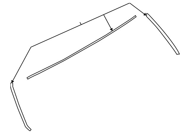 63232AJ06A Деталь REVEAL MOLDING