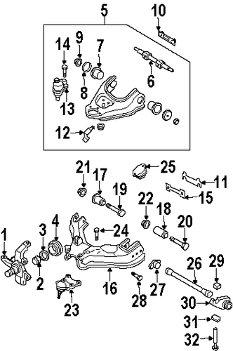 Rodeo SUSPENSION COMPONENTS 2