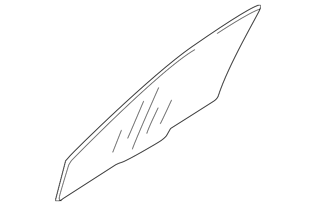 5706A580 Деталь DOOR GLASS, RIGHT