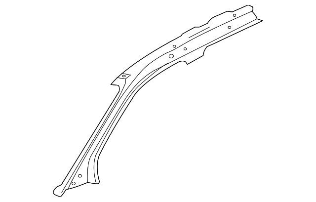 25889780 Деталь FRONT RAIL, LEFT