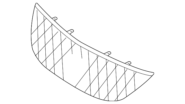 7174154LA05PK Деталь UPPER GRILLE