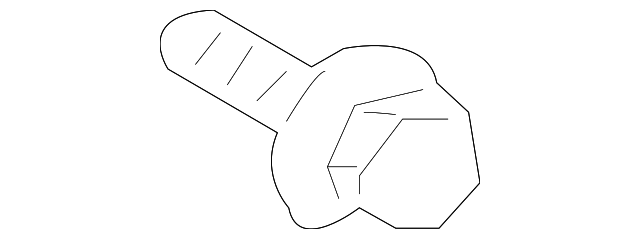 6104140AA Деталь INNER TIE ROD SCREW
