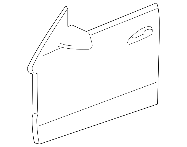 207-720-01-05 Деталь DOOR SHELL, LEFT